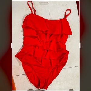 Slimming one piece swimsuit